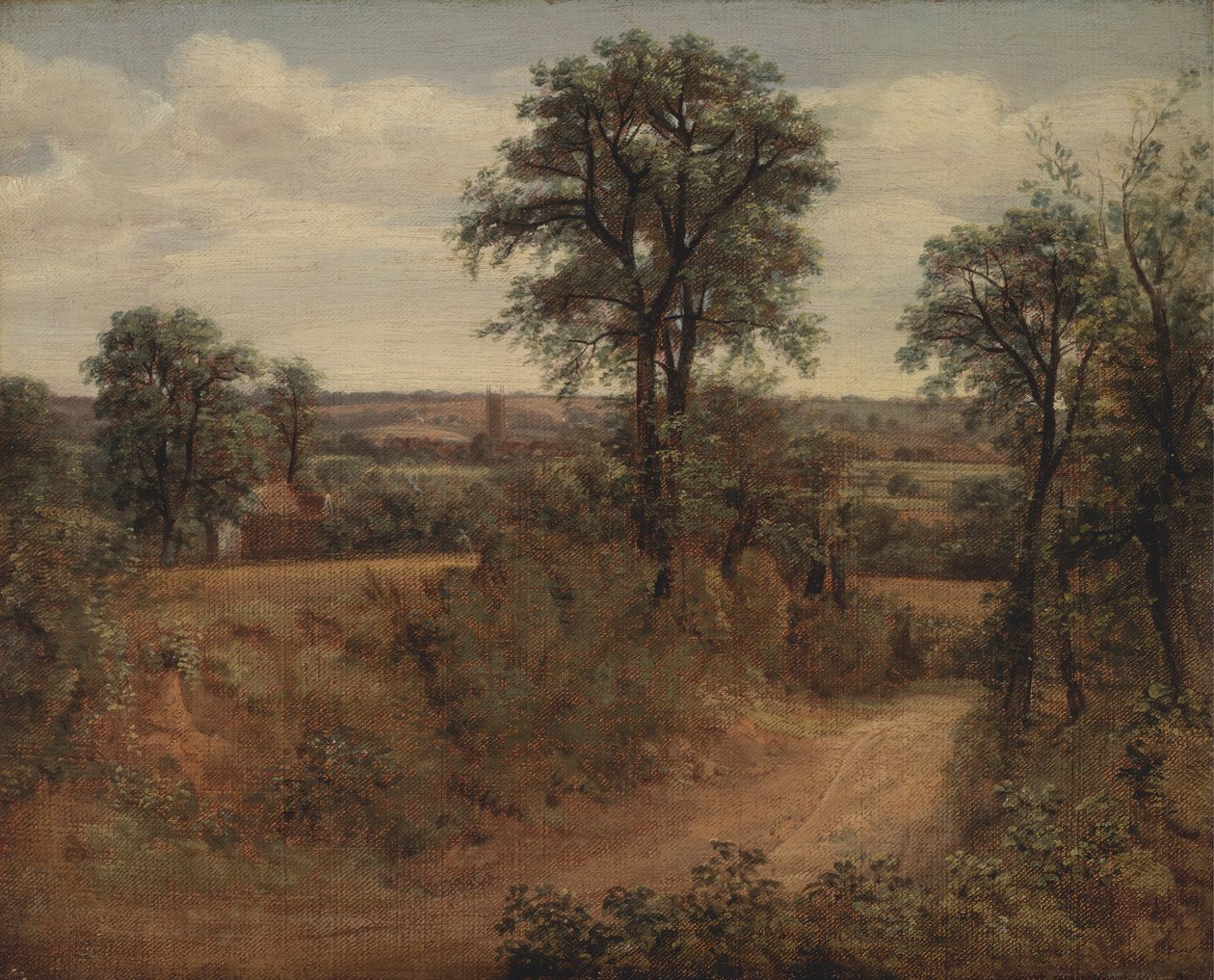 Weg in der Nähe von Dedham, 1802 von John Constable