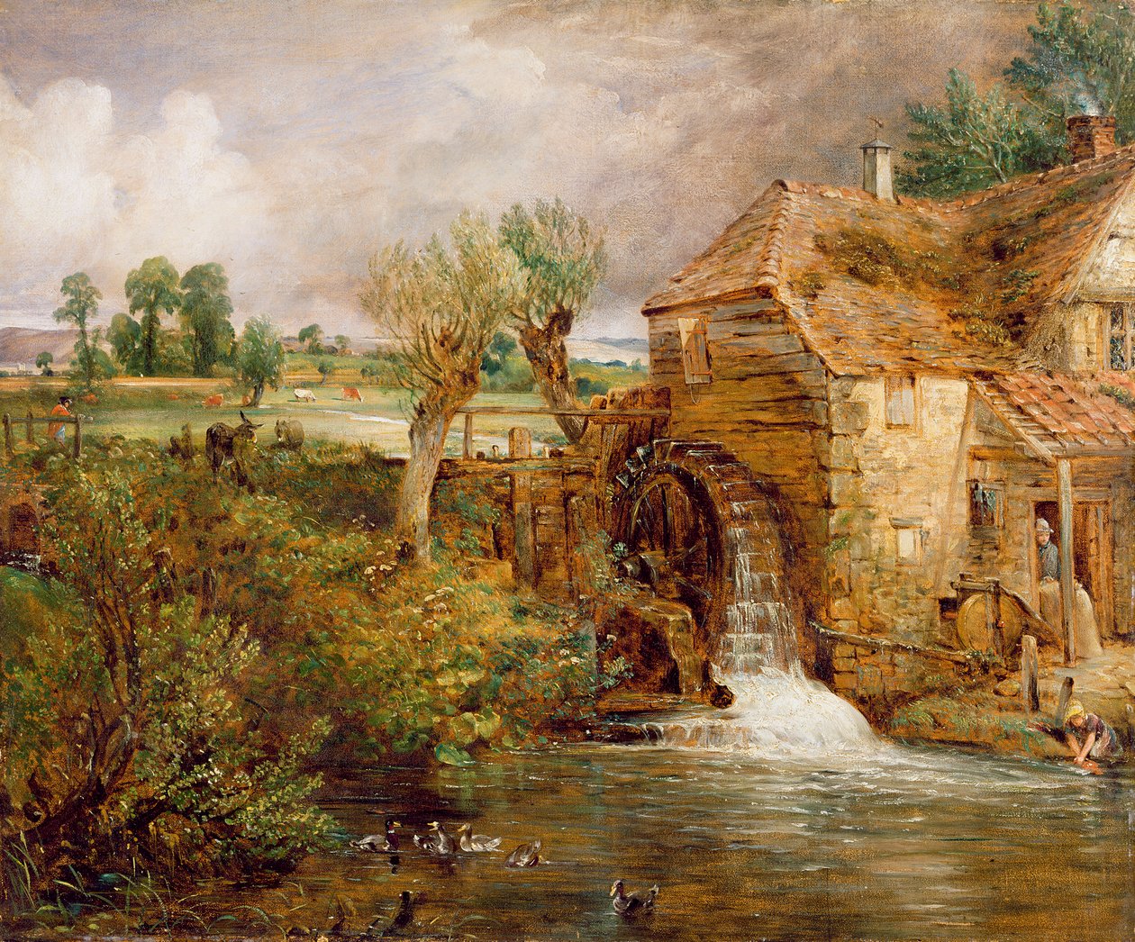 Mühle in Gillingham, Dorset von John Constable