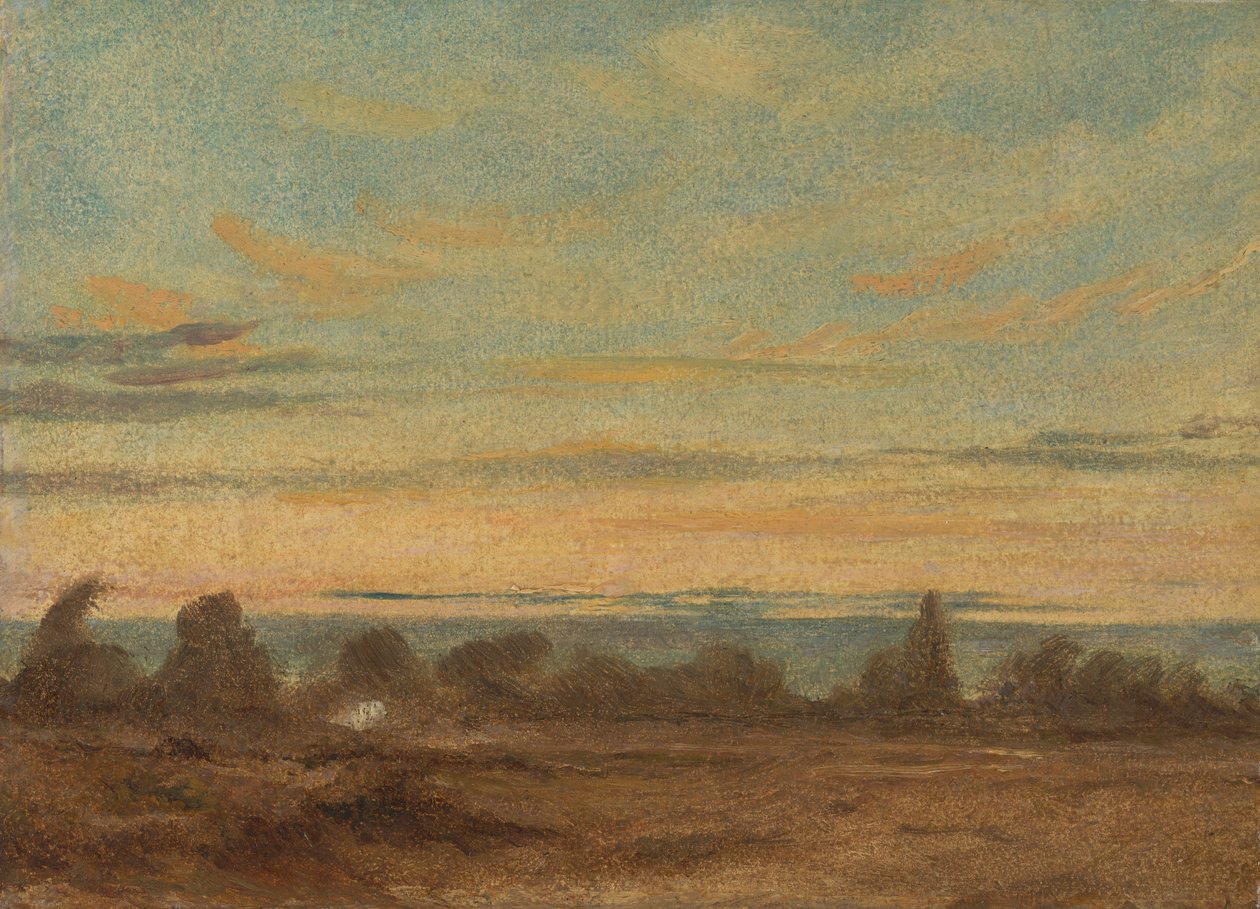 Sommer - Abendlandschaft von John Constable