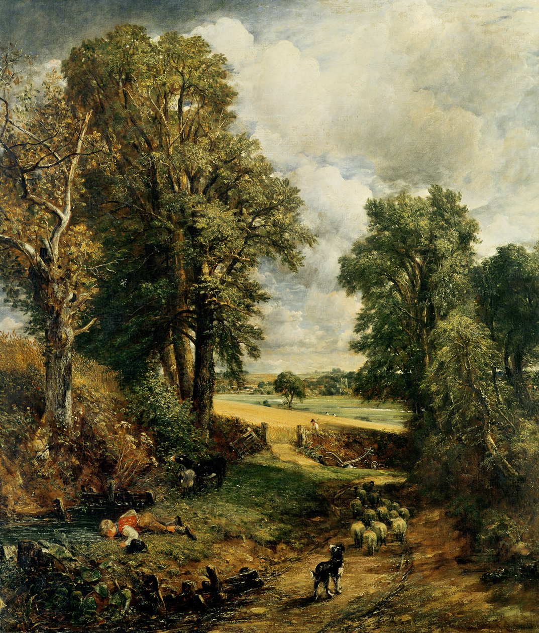 Das Kornfeld, 1826 von John Constable