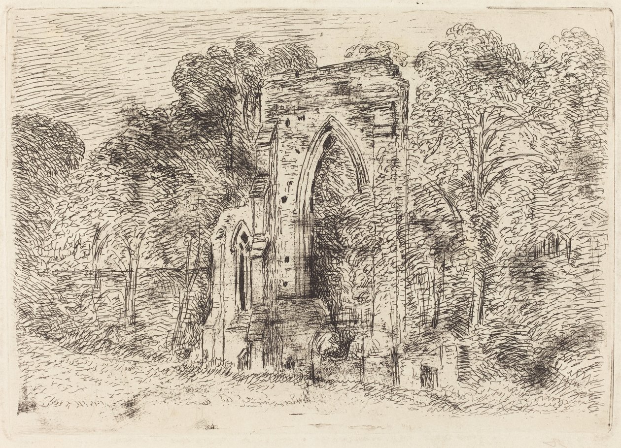 Die Ruinen der Netley Abbey von John Constable