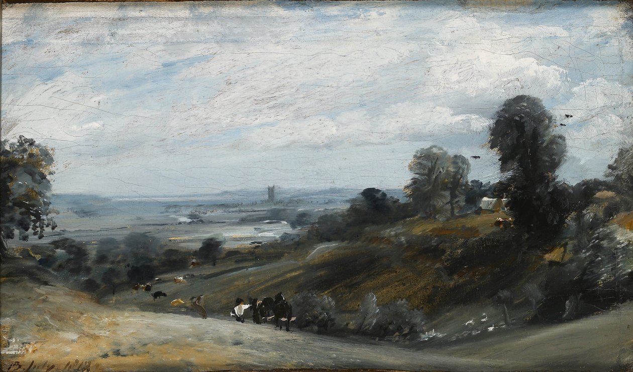 Das Tal von Dedham von Langham, 1812 von John Constable