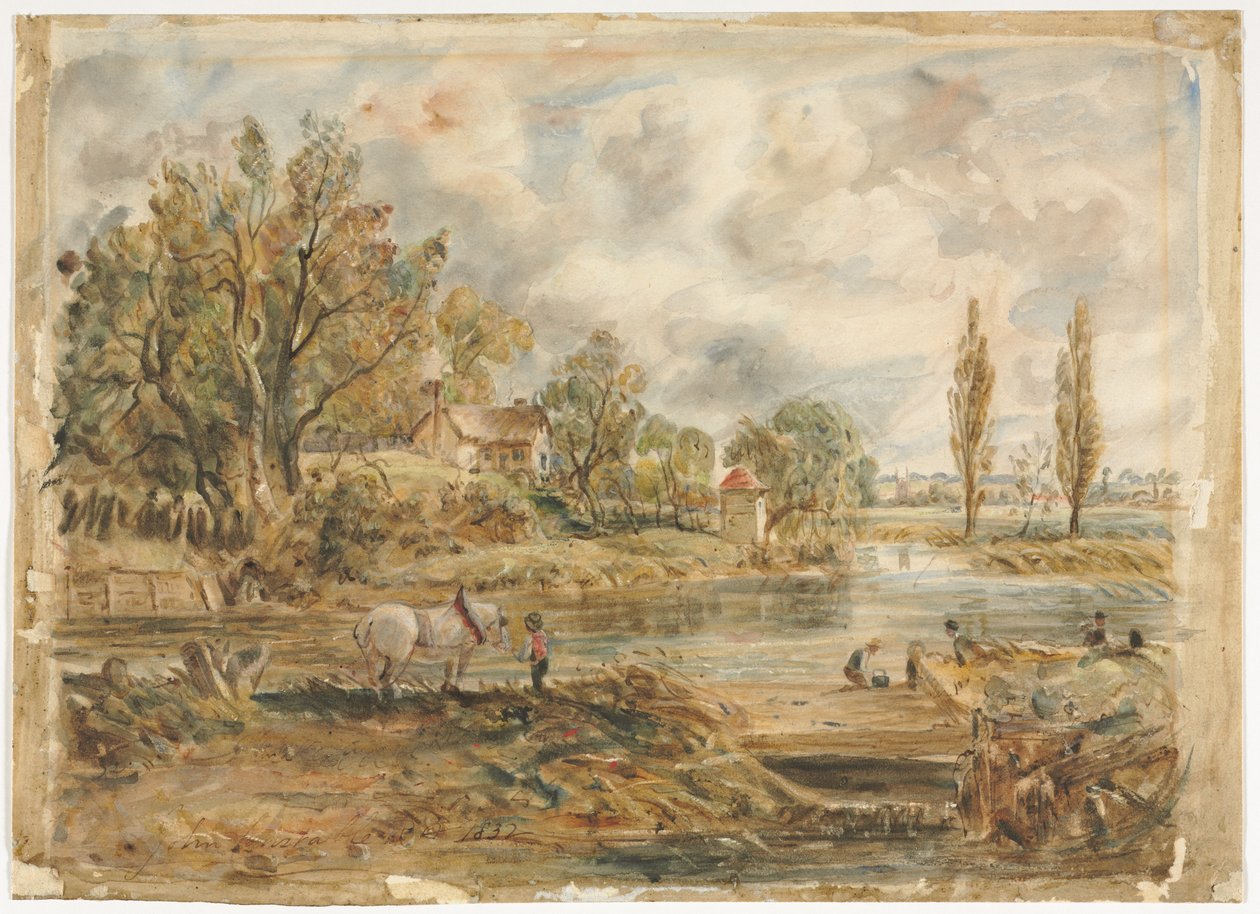 Das weiße Pferd von John Constable