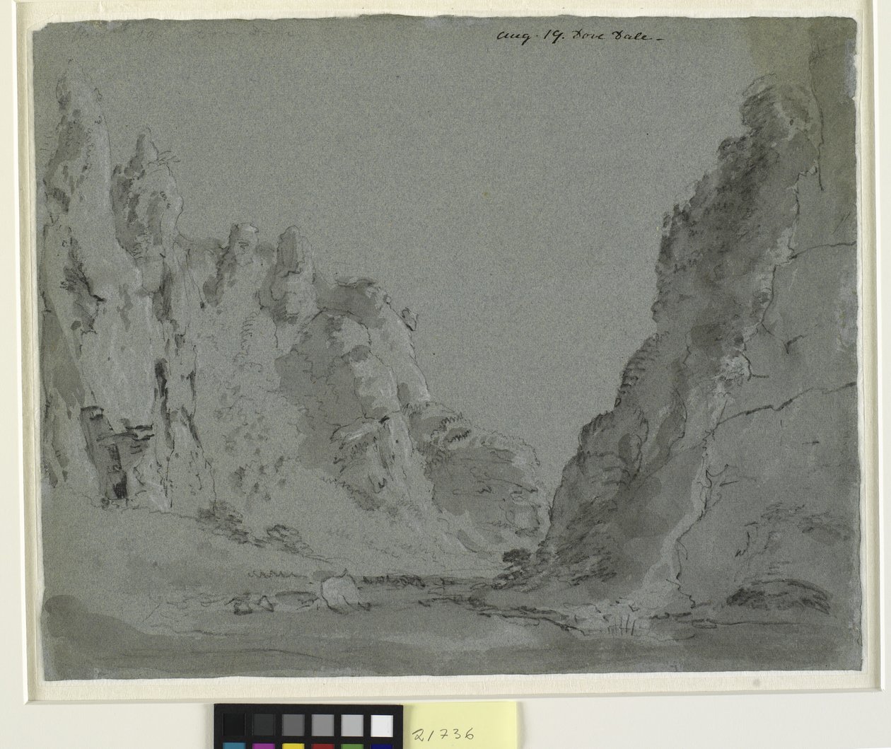 Tal Landschaft. Dove Dale von John Constable