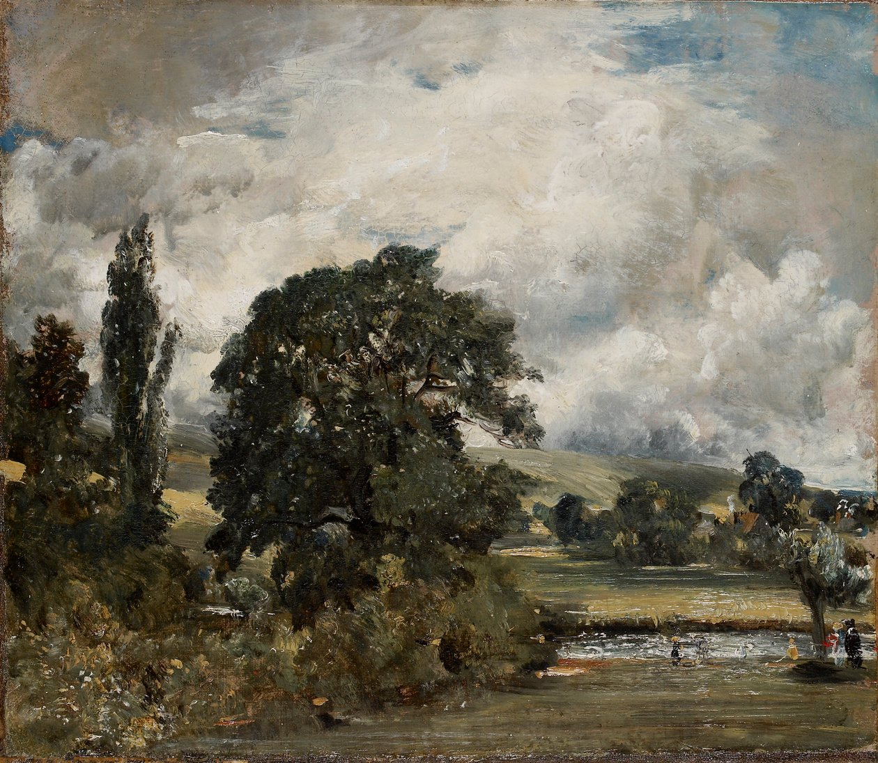 Wiesen bei Salisbury, 1820-1829 von John Constable