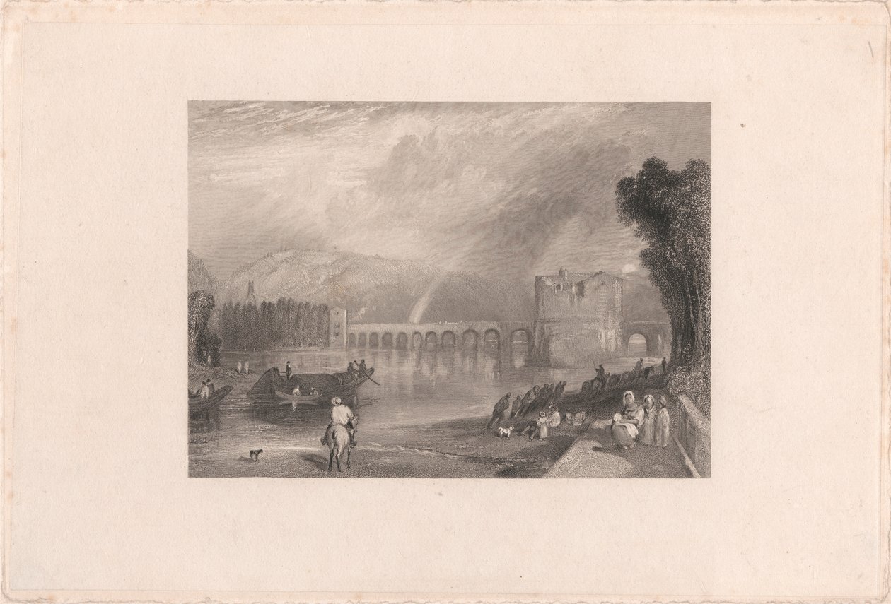 Brücke von Meulan von John Cousen