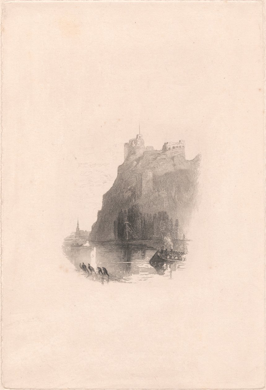 Chateau Gaillard, von Süden von John Cousen