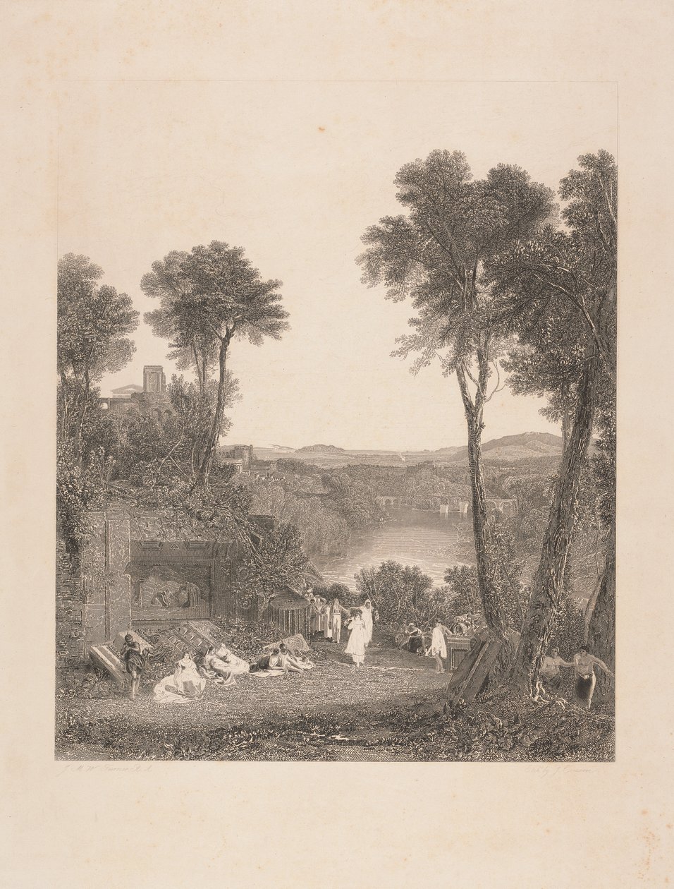 Merkur und Herse von John Cousen