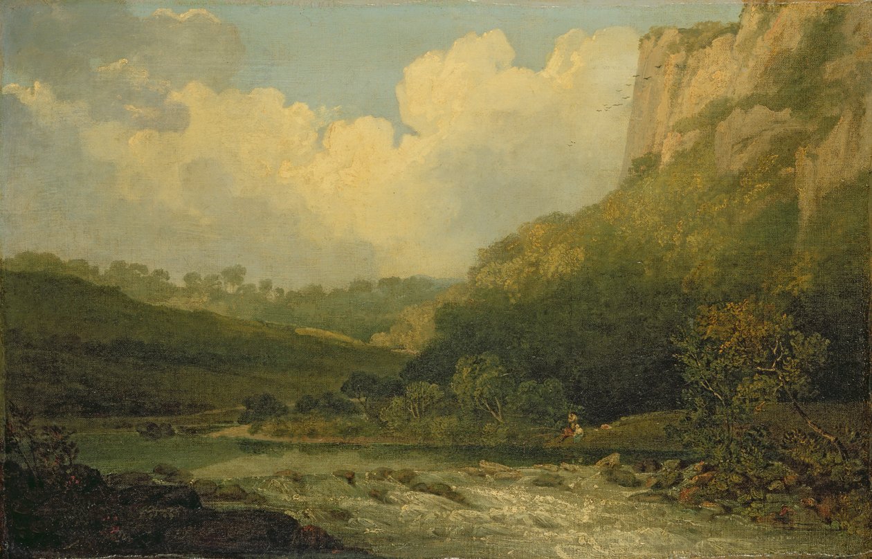 High Tor, Matlock, 1811 von John Crome