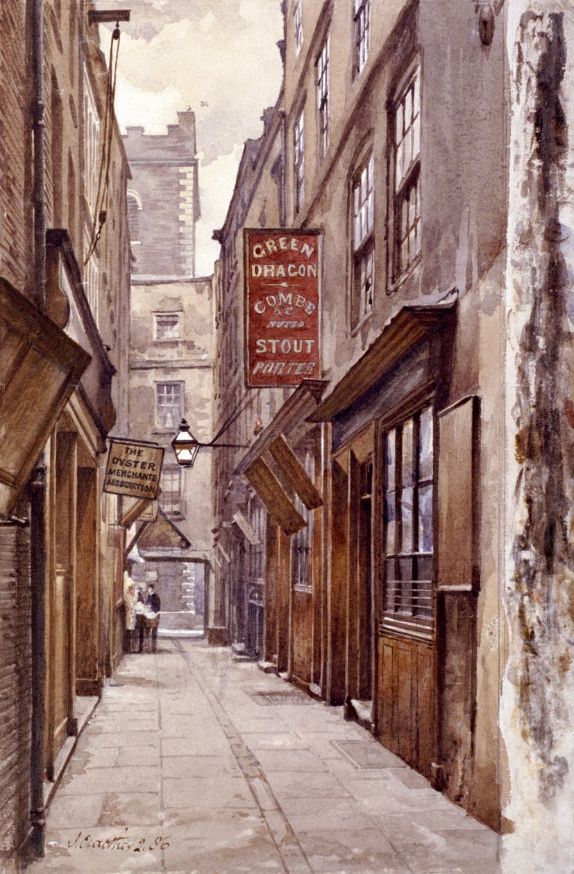Botolph Alley, London von John Crowther