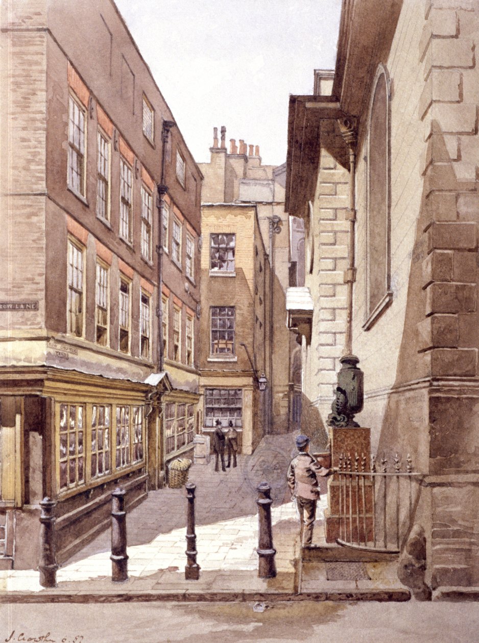 Bow Churchyard, London von John Crowther
