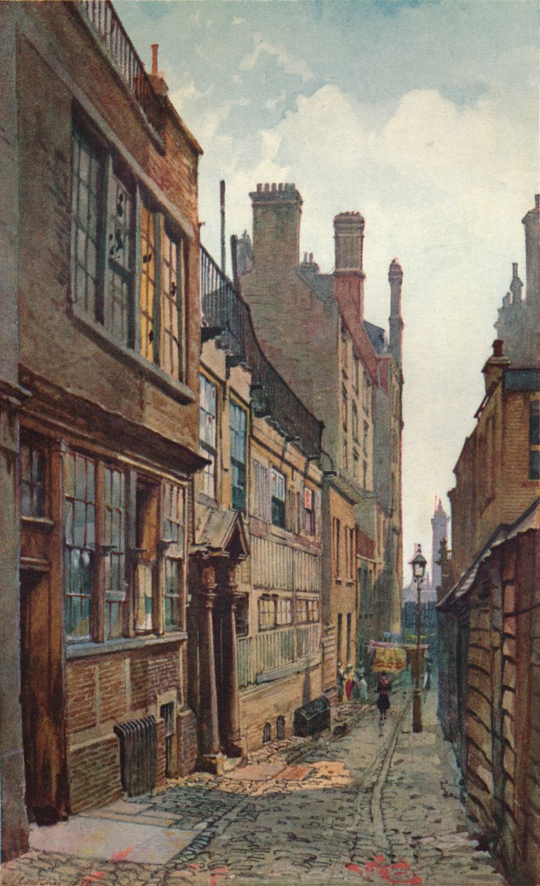 Strand Lane, Blick zum Fluss, 1926 von John Crowther
