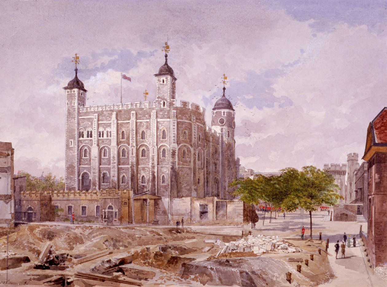 Tower of London, London, 1883 von John Crowther