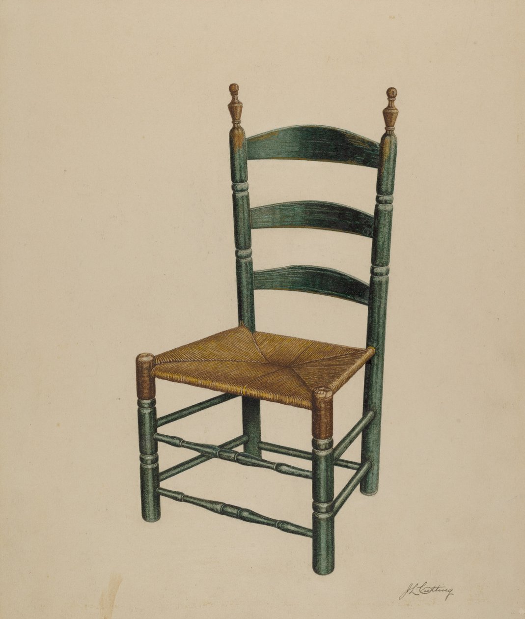 Leiterstuhl, ca. 1939 von John Cutting