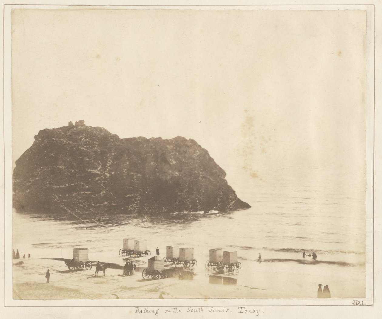 Baden an den Südsanden, Tenby von John Dillwyn Llewelyn