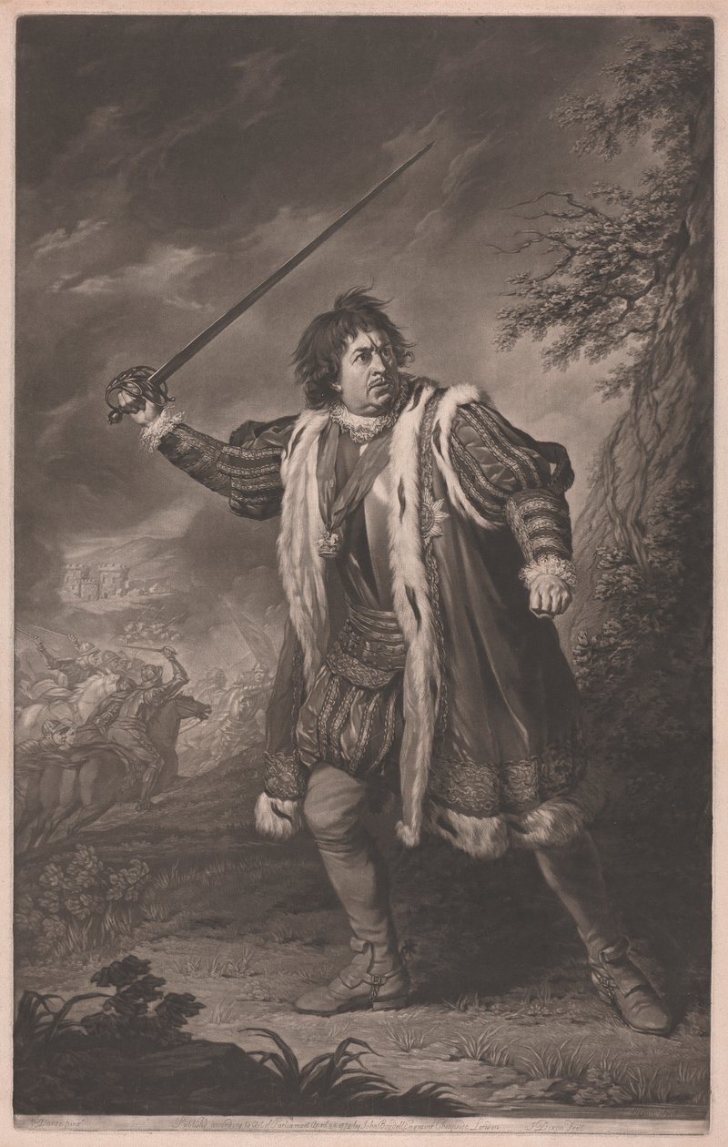 David Garrick als Richard III von John Dixon