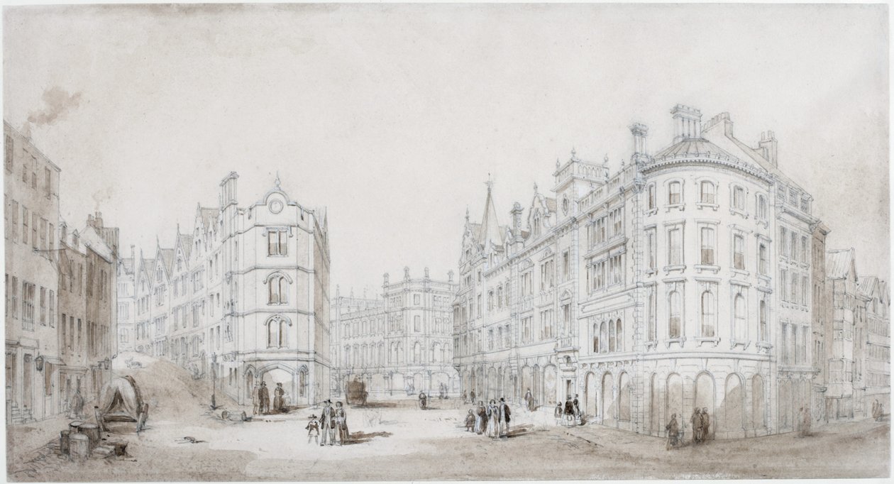 Akenside Hill, Newcastle upon Tyne von John Dobson