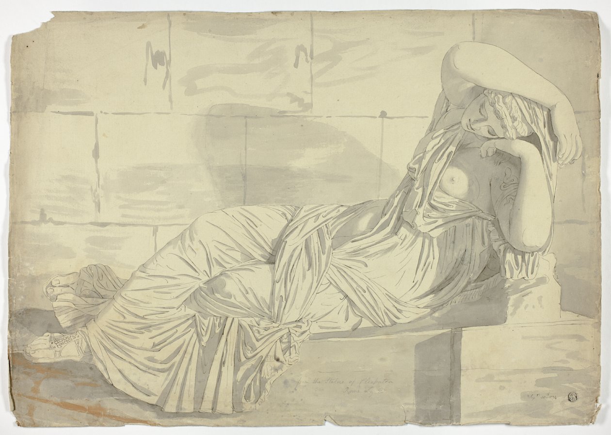 Nach der Skulptur von Ariadne von John Downman