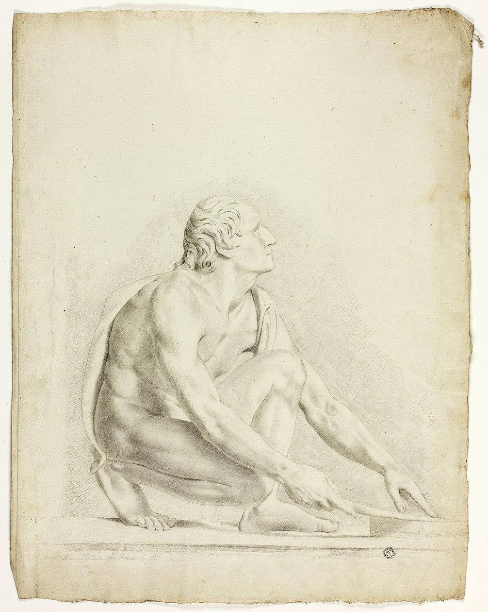 Antike Statue: der Messerschleifer von John Downman
