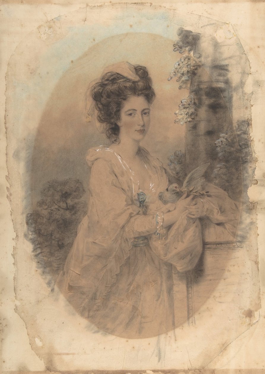 Isabella Hunter, Cousine des Künstlers von John Downman