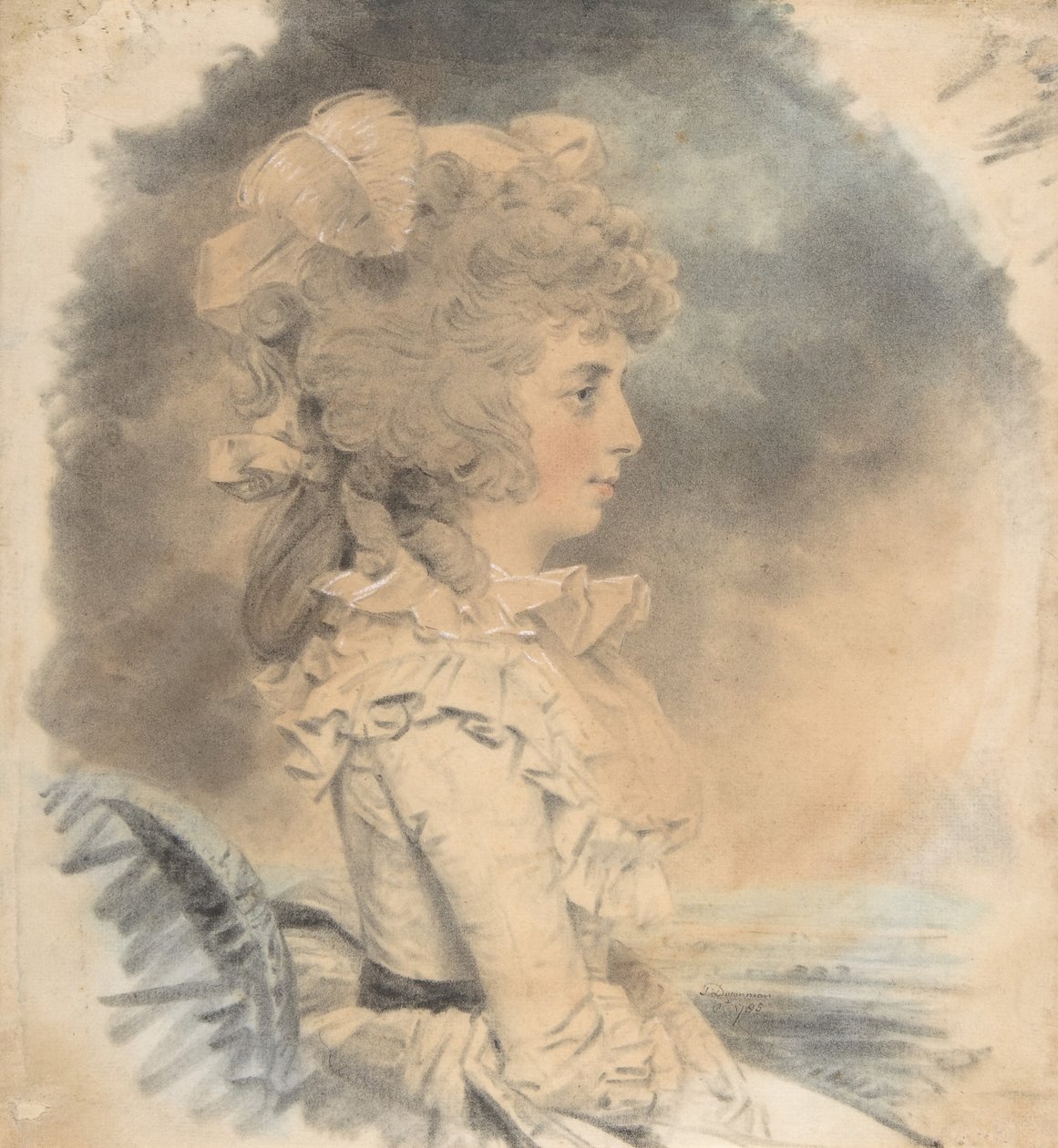 Mrs. Palmer, 1785 von John Downman