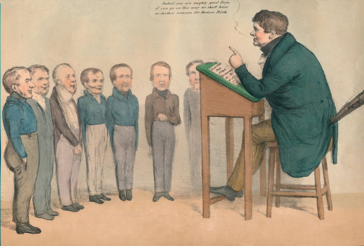 Der irische Tutor, 1836 von John Doyle