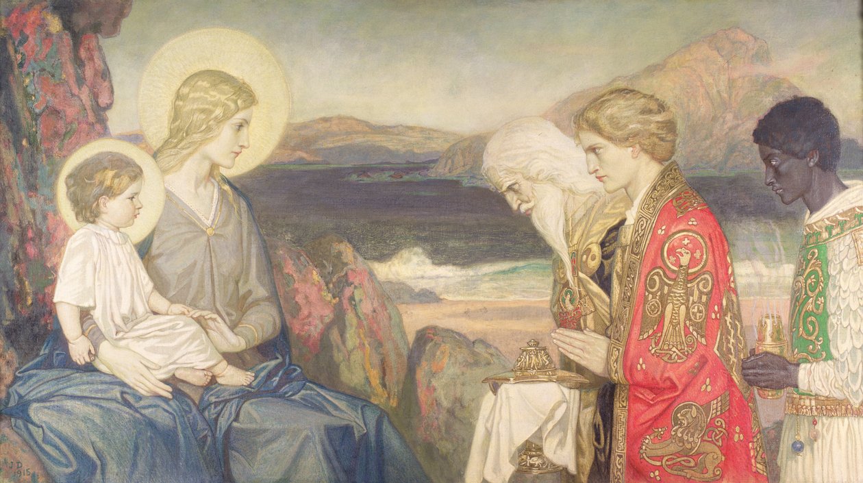 Die drei Weisen, 1915 von John Duncan