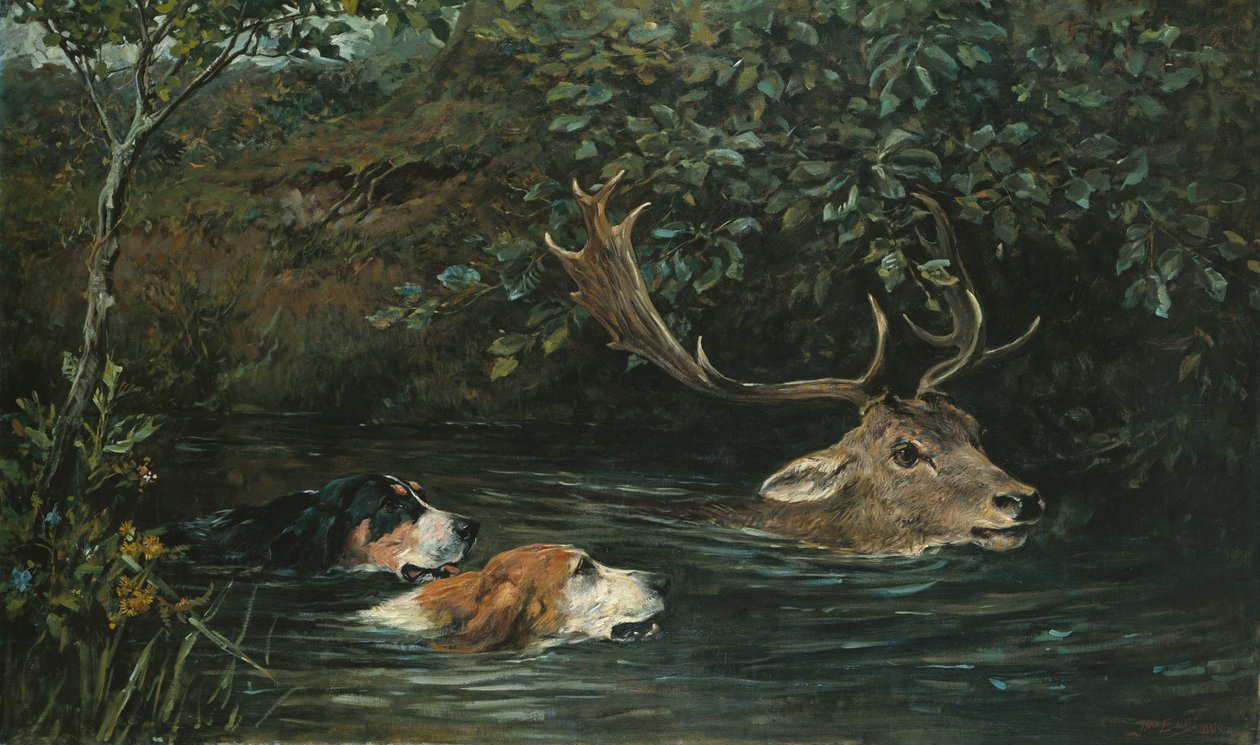Zum Wasser gegangen, 1899 von John Emms