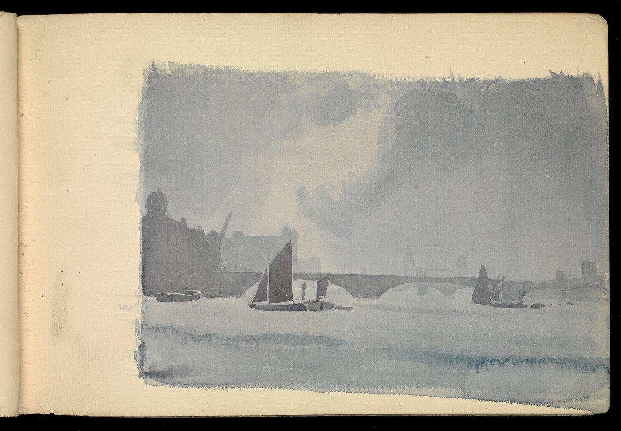 Meereslandschaft, Skizzenbuch von John Everett