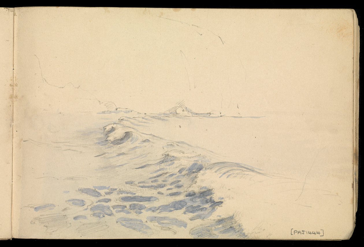Meereslandschaft, Skizzenbuch von John Everett