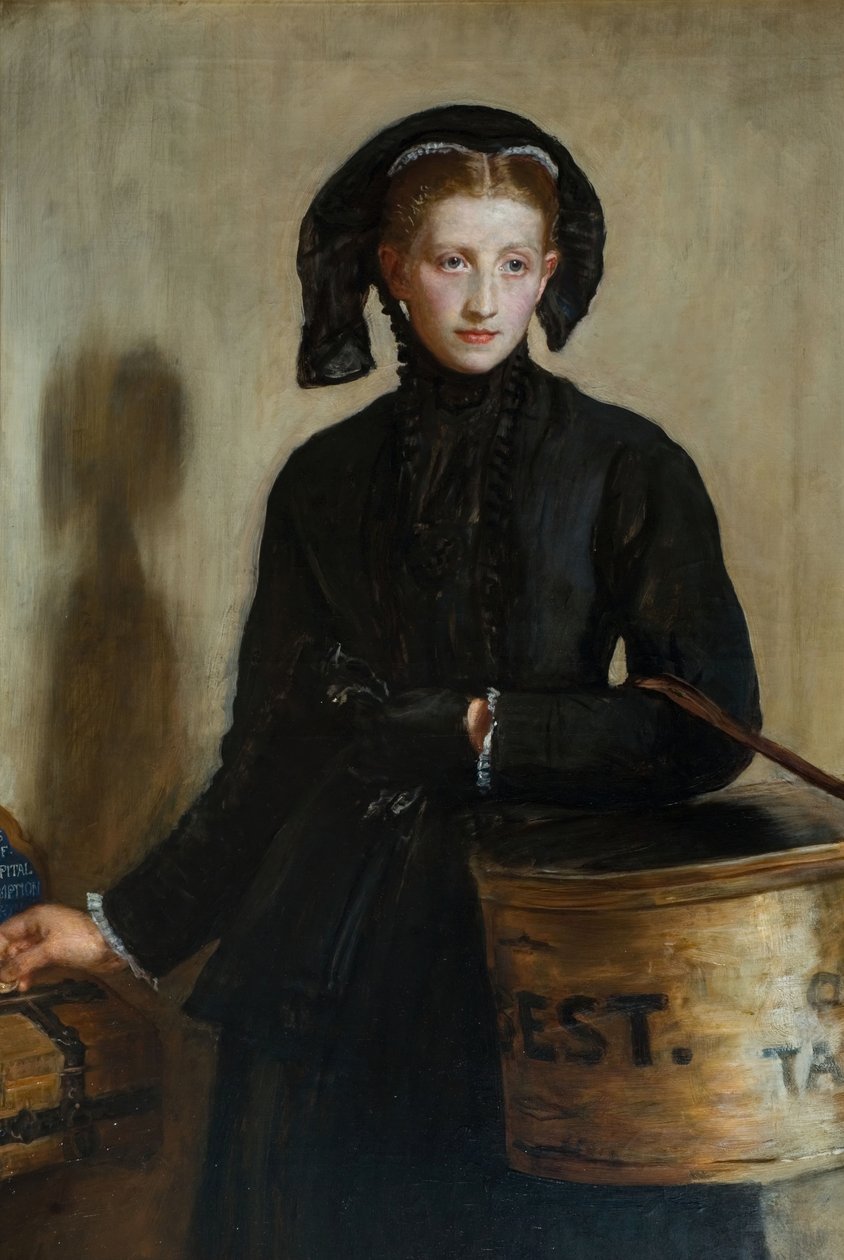 Das Scherflein der Witwe, 1870 von John Everett Millais