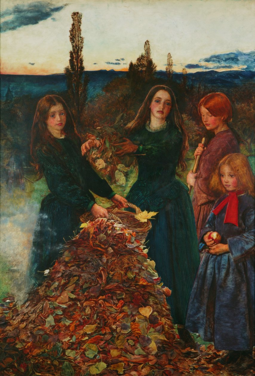 Herbstblätter von John Everett Millais