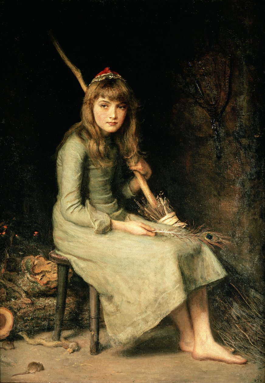 Aschenputtel, 1881 von John Everett Millais