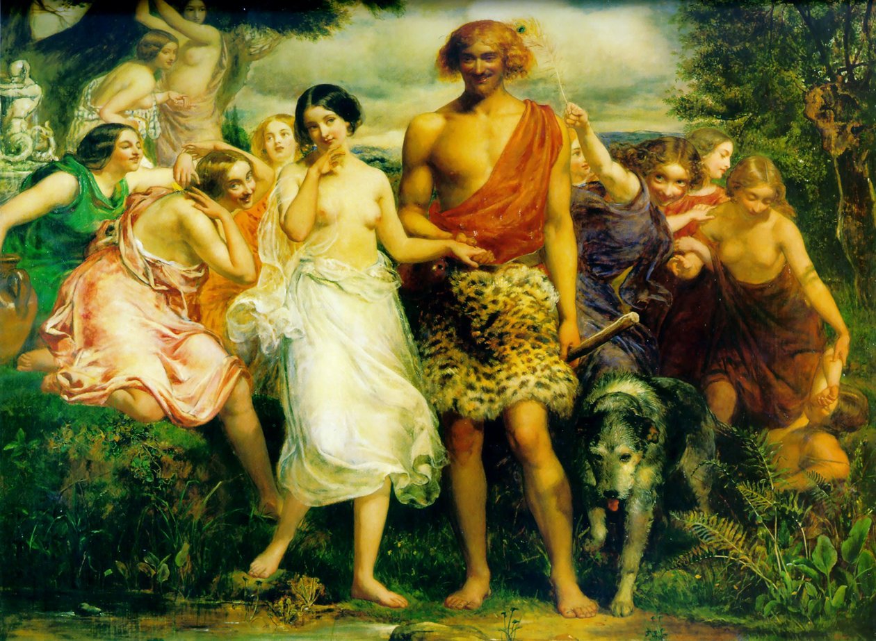Cymon und Iphigenia von John Everett Millais