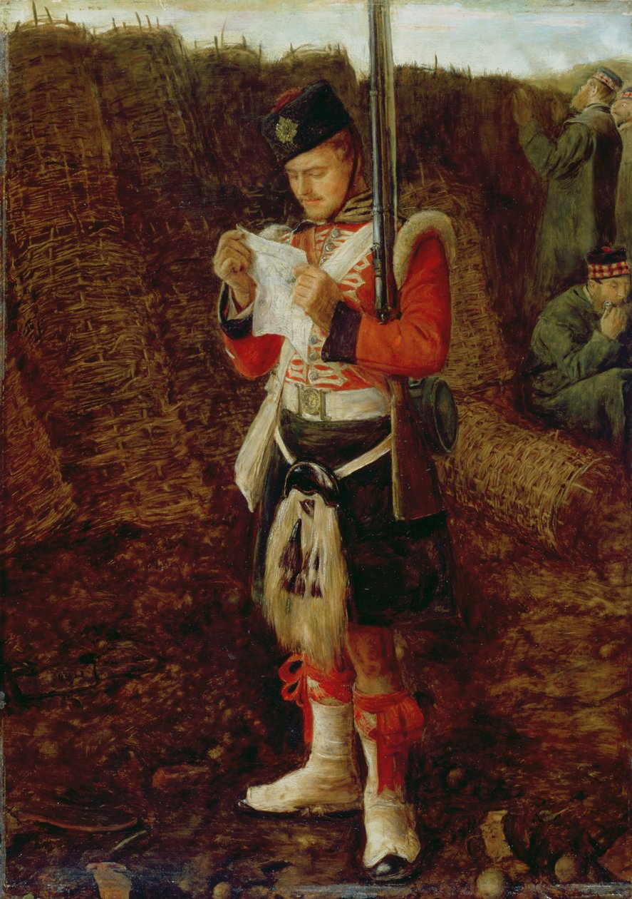 Nachrichten von Zuhause von John Everett Millais