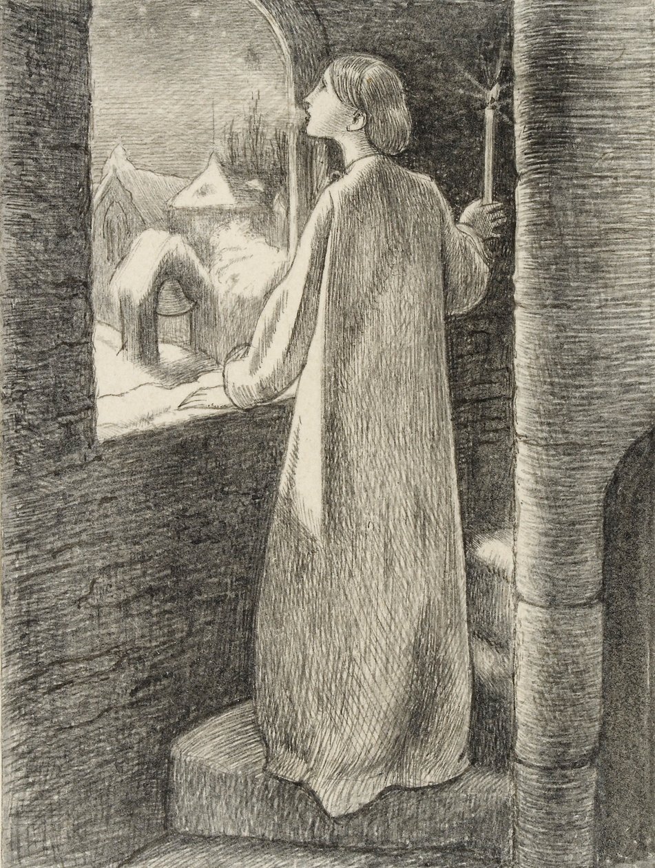 St. Agnes Eve, ca. 1857 von John Everett Millais
