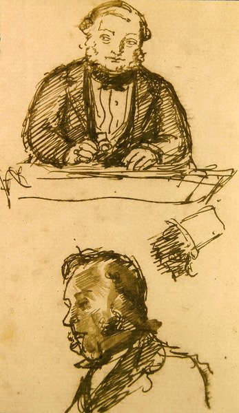 Der Auktionator von John Everett Millais
