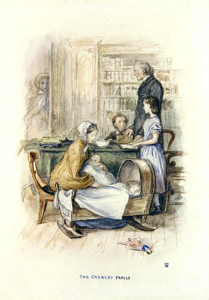 Die Familie Crawley von John Everett Millais