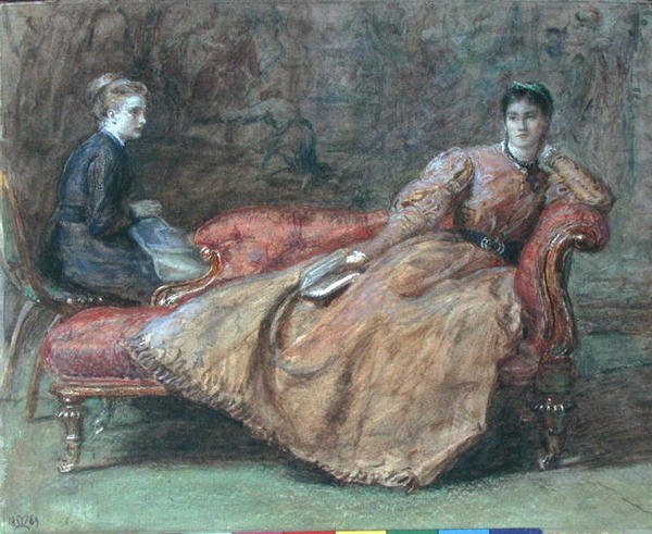 Das Ende des Kapitels von John Everett Millais
