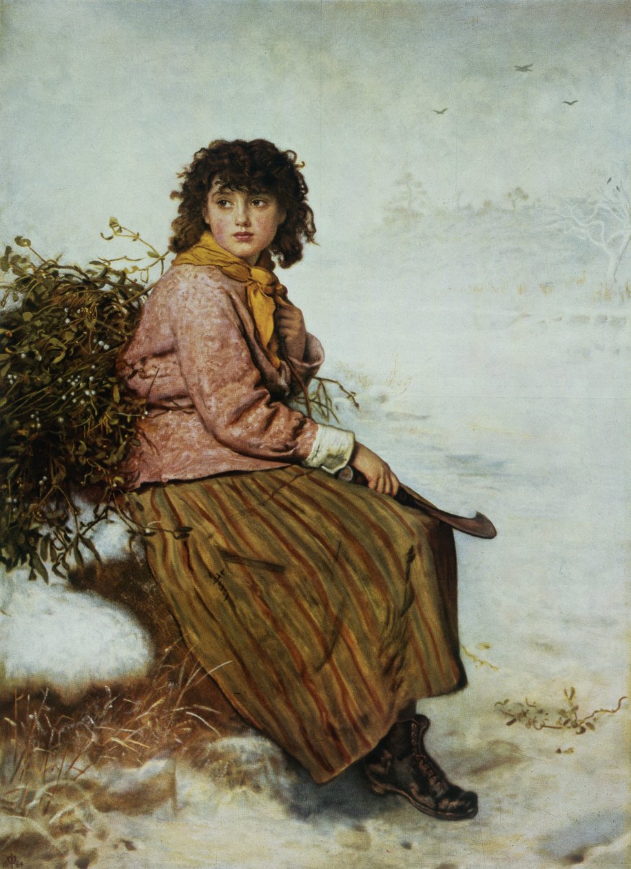 Der Mistelsammler, 1894 von John Everett Millais