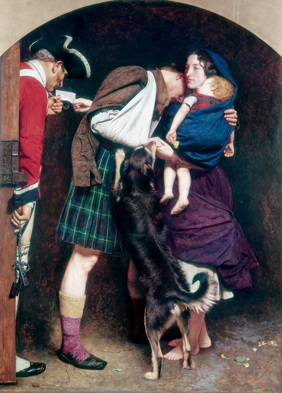 Der Befehl zur Freilassung, 1746, 1852-1853 von John Everett Millais