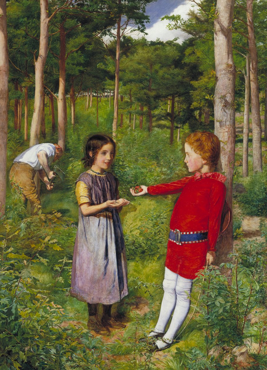 Die Tochter des Holzfällers, 1851 von John Everett Millais