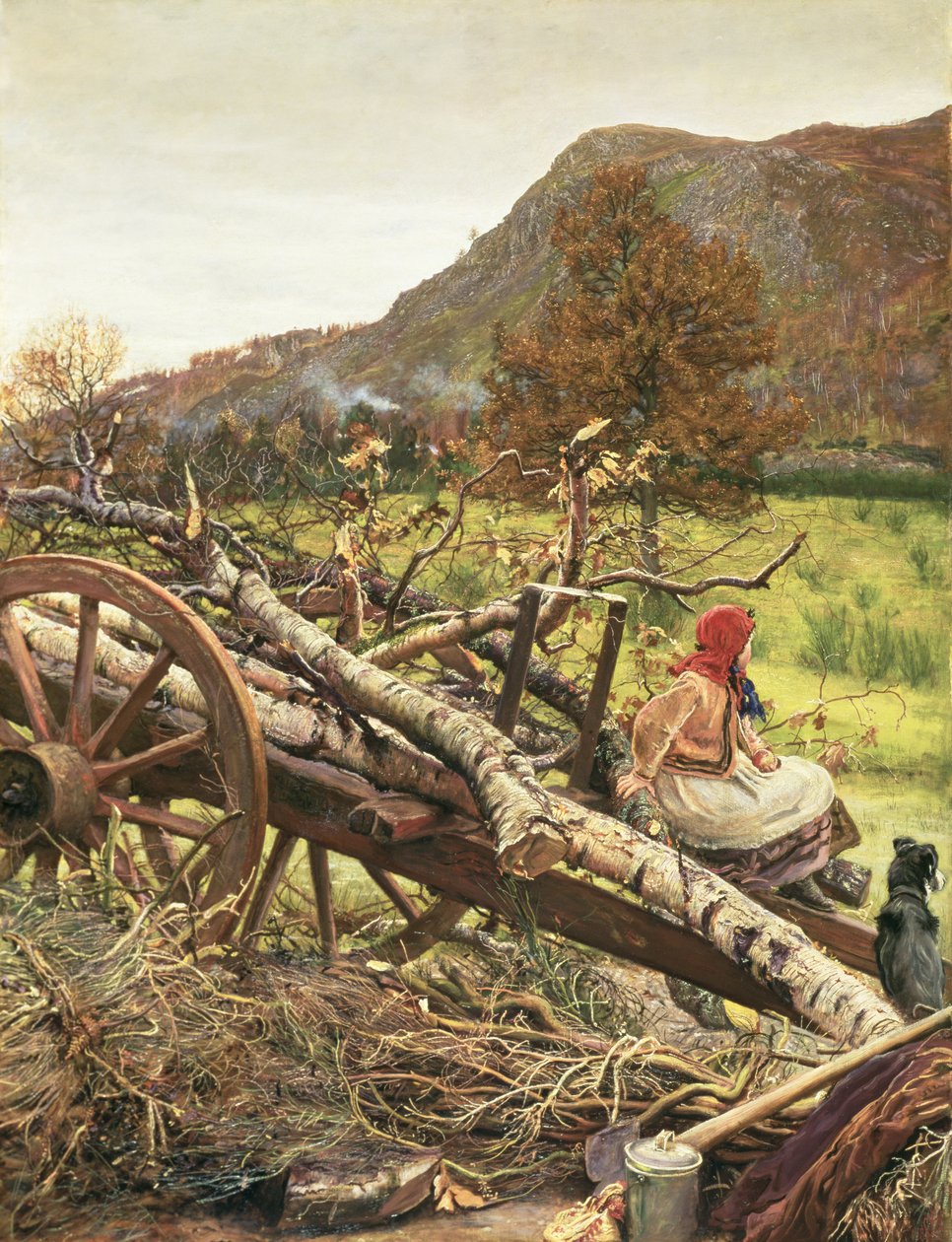 Winterbrennstoff von John Everett Millais
