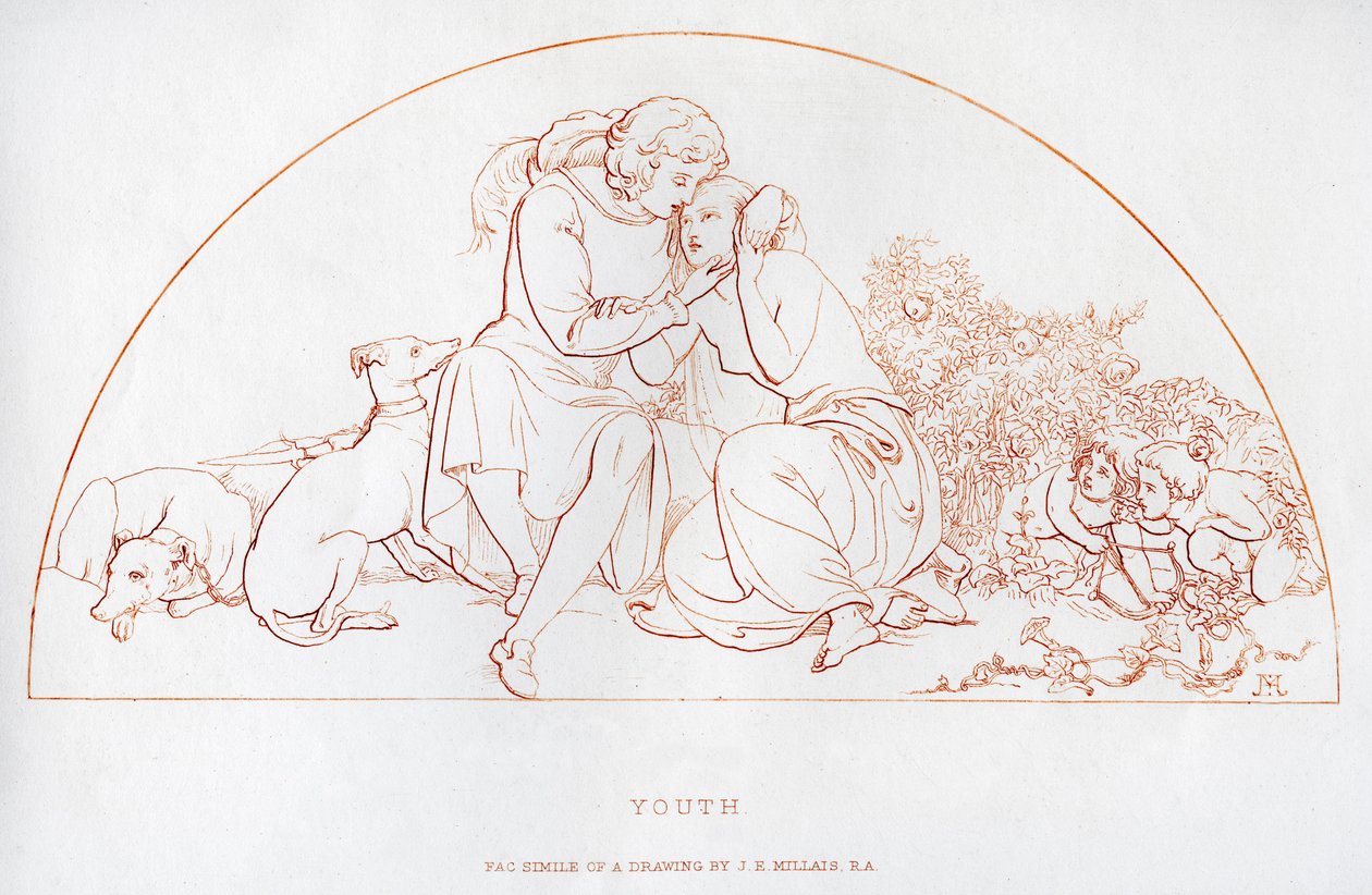 Jugend, 19. Jahrhundert von John Everett Millais