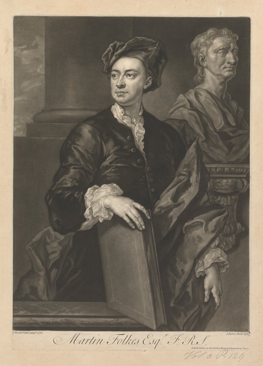Martin Folkes Esq. von John Faber the younger
