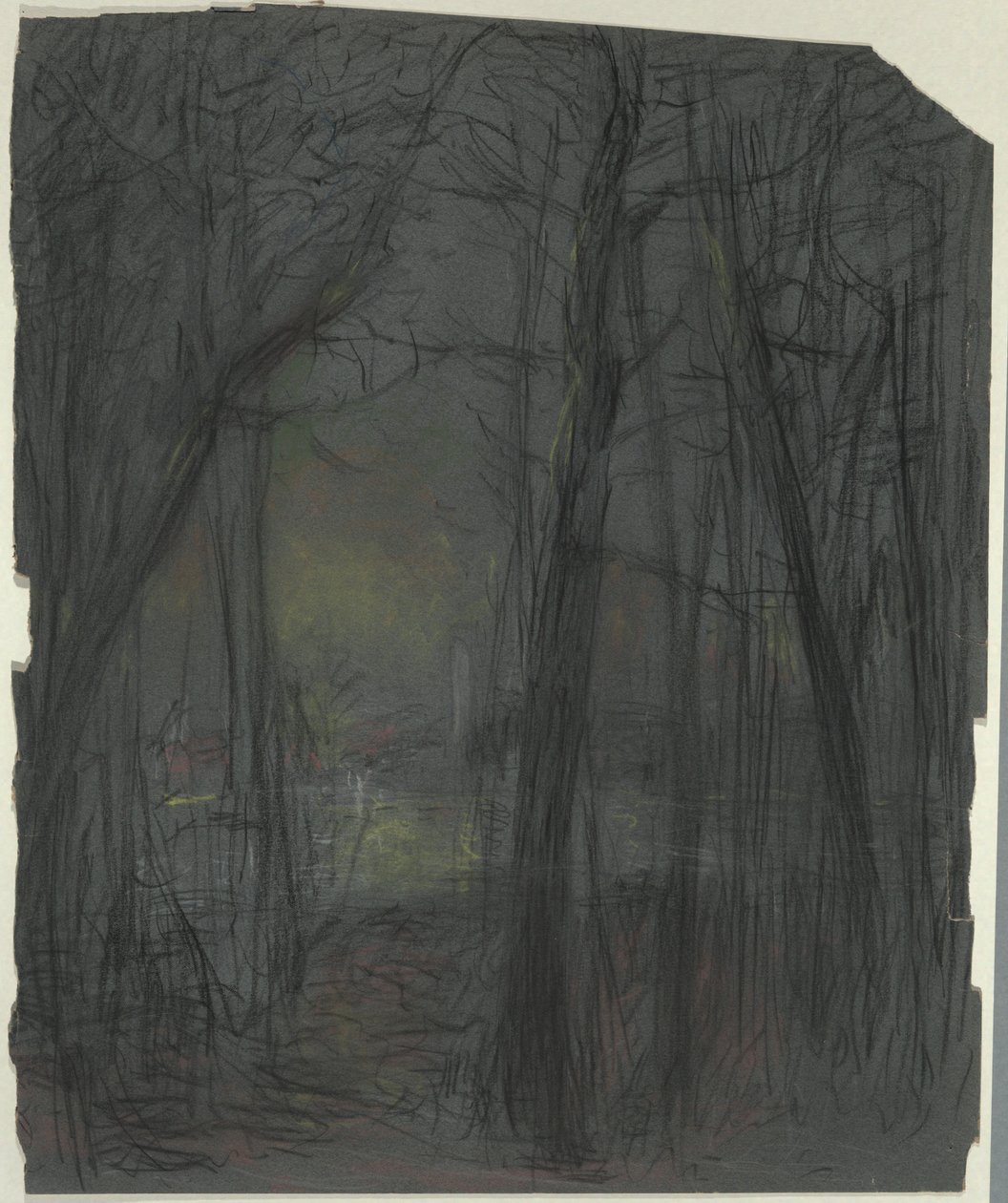 Waldszene von John Ferguson Weir