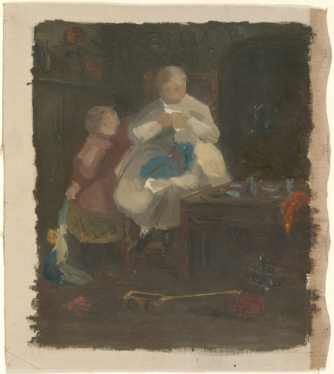 Frau und Kind von John Ferguson Weir