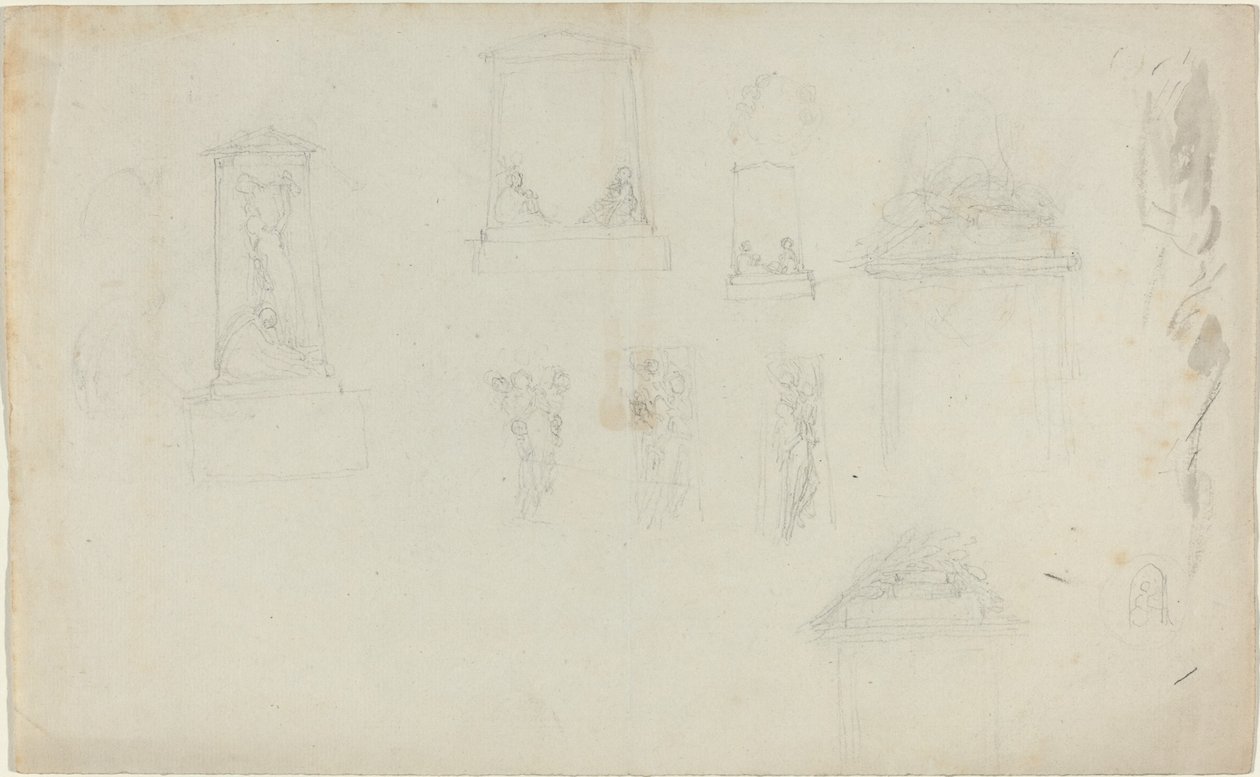 Studien für ein Denkmal von John Flaxman