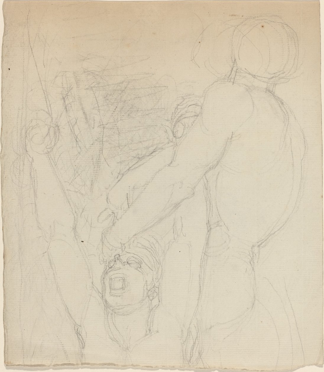 Zwei kämpfende Figuren von John Flaxman