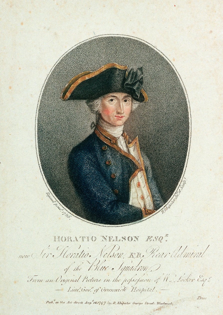 Horatio Nelson Esqr. von John Francis (after) Rigaud